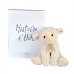 Peluche agneau vintage de 30CM - Histoire d'Ours