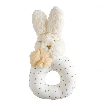 Hochet oreilles de lapin bébé - C Comme Cadeau